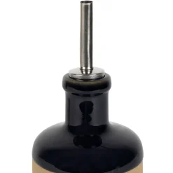 Fabrique de Styles Huilier et vinaigrier en grès 27.5cl/17.5cl - Jade* Ustensibles De Cuisine