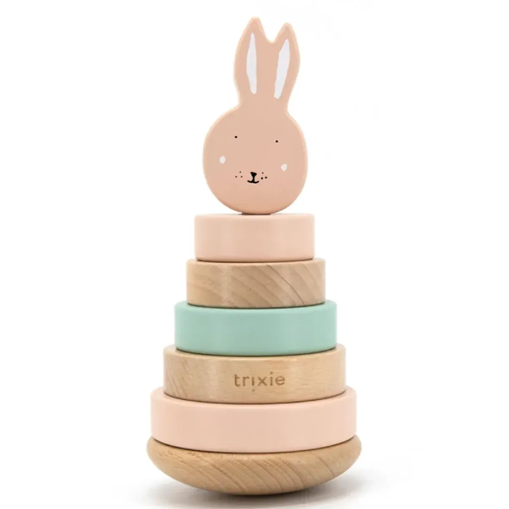 Fabrique de Styles Jouet à empiler en bois - mrs. lapin*Enfant Jouets