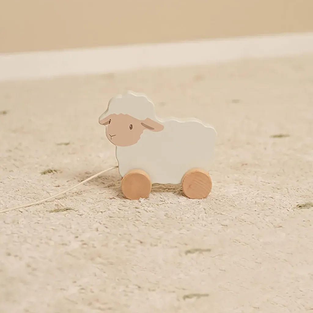 Fabrique de Styles Jouet à tirer mouton en bois - Little Farm*Enfant Jouets