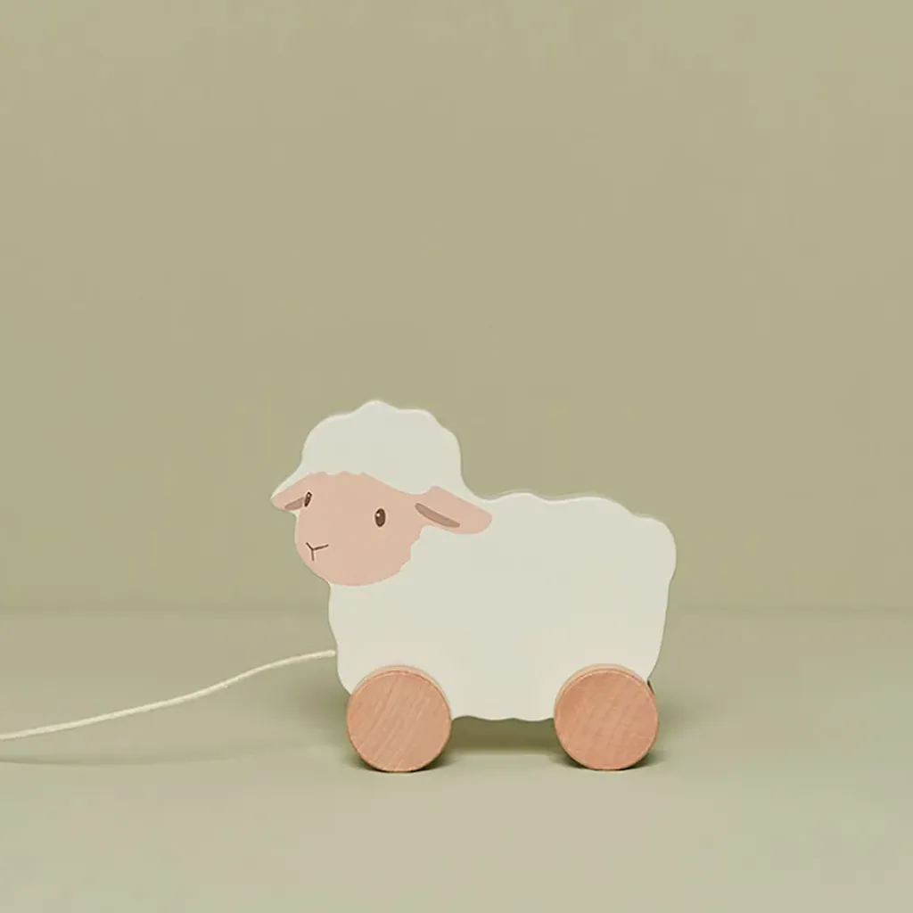 Fabrique de Styles Jouet à tirer mouton en bois - Little Farm*Enfant Jouets