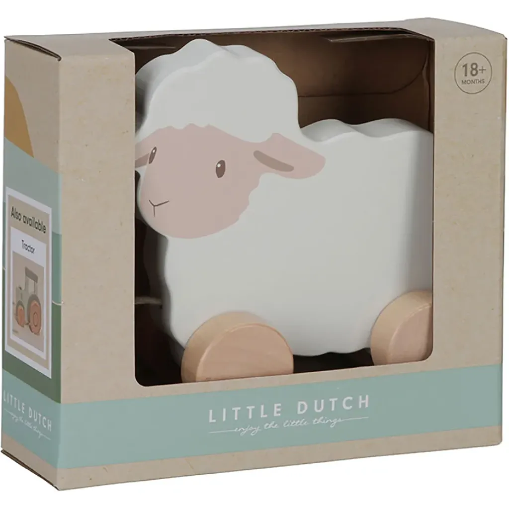 Fabrique de Styles Jouet à tirer mouton en bois - Little Farm*Enfant Jouets