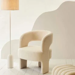 Fabrique de Styles Lampadaire en marbre et fer h150cm - Organic* Lampadaires