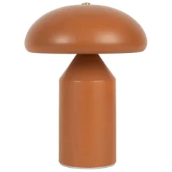 Fabrique de Styles Lampe champignon tactile en fer terracotta h23cm - Arty* Lampes À Poser