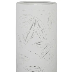 Fabrique de Styles Lampe cylindre en porcelaine h24cm - palmea* Lampes À Poser