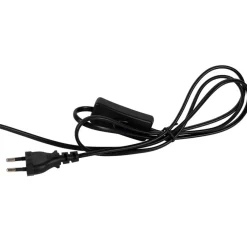 Fabrique de Styles Lampe en bois d'hévéa et coton naturel et h24cm - Filen* Lampes À Poser