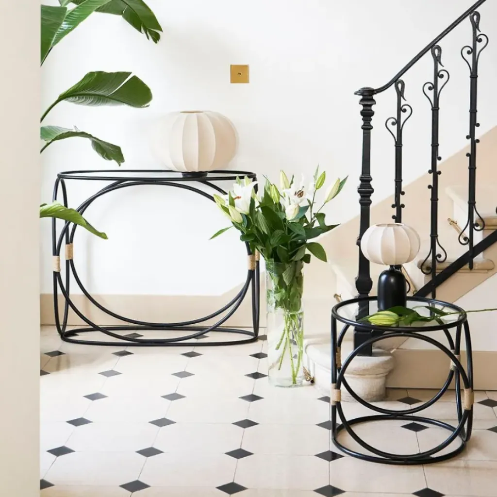 Fabrique de Styles Lampe en coton h28.5cm - Klosen* Lampes À Poser