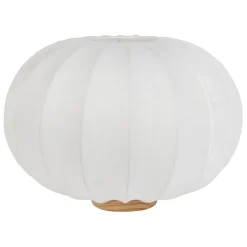 Fabrique de Styles Lampe en coton écru d40xh28.5cm - Aurore* Lampes À Poser