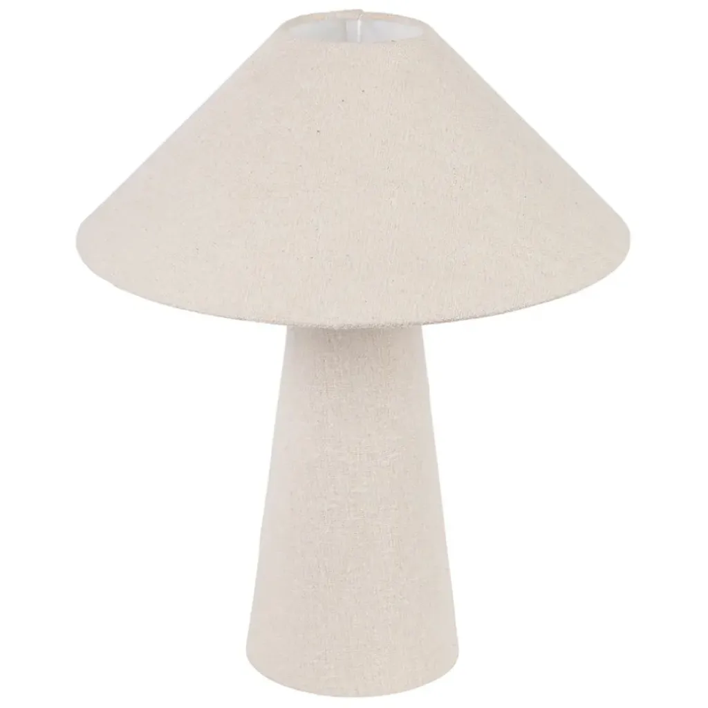 Fabrique de Styles Lampe en coton et fer h46cm - Calypsa* Lampes À Poser