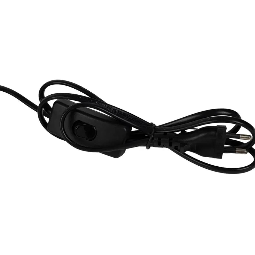 Fabrique de Styles Lampe en céramique rayée et noir h34cm - Paese* Lampes À Poser