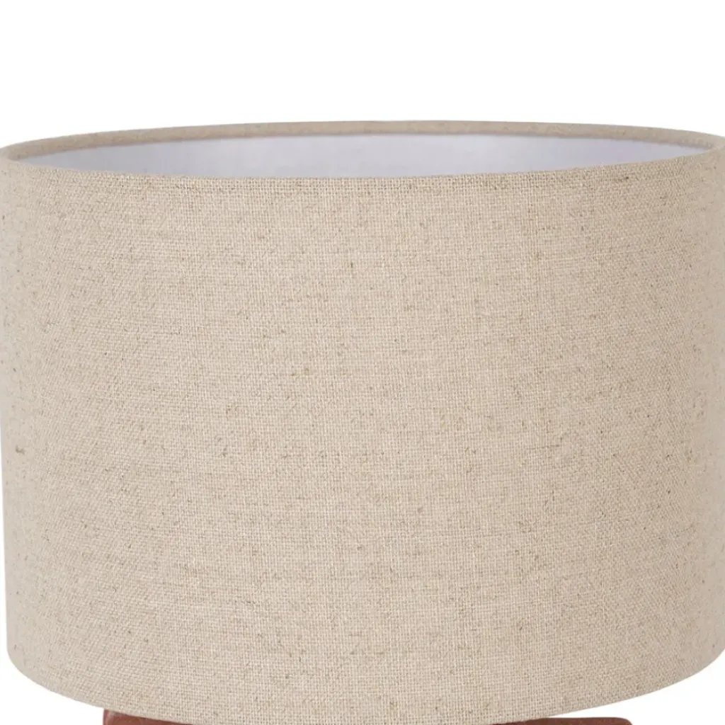 Fabrique de Styles Lampe en céramique et lin h33.5cm - Eterra* Lampes À Poser