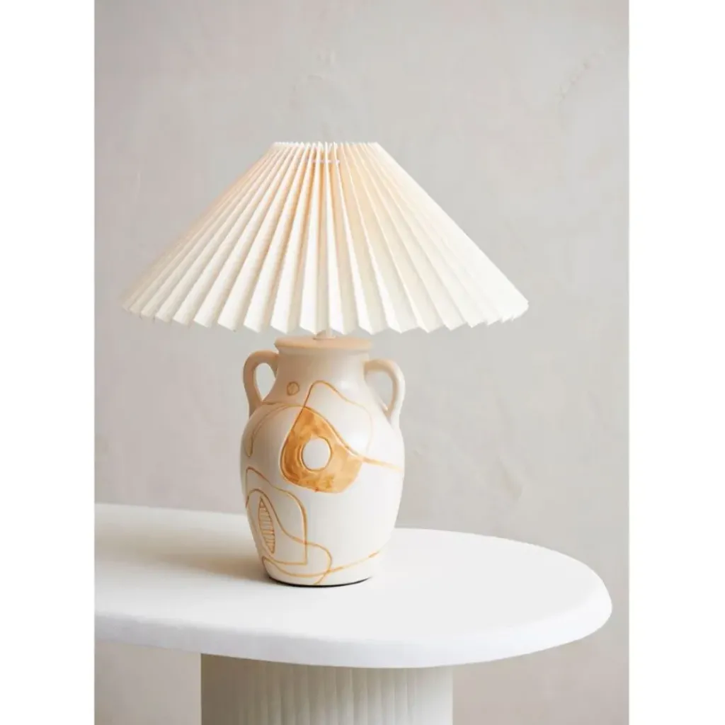 Fabrique de Styles Lampe en céramique h40cm - Greeka* Lampes À Poser