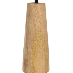 Fabrique de Styles Lampe en manguier et coton h47.5cm - Eterra* Lampes À Poser