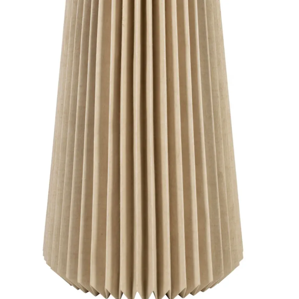Fabrique de Styles Lampe en papier et lin h94cm - Fontelo* Lampes À Poser