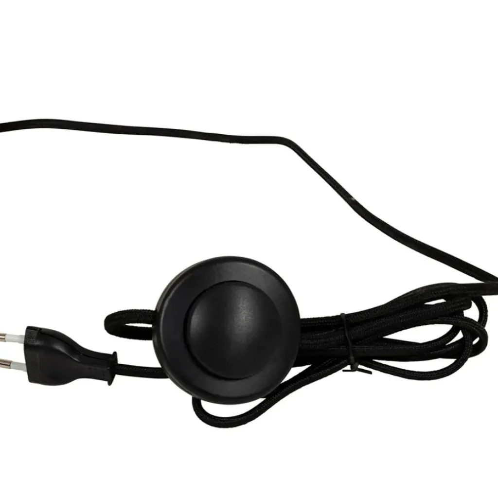 Fabrique de Styles Lampe en papier et lin h94cm - Fontelo* Lampes À Poser