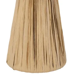 Fabrique de Styles Lampe en raphia et fer h30cm - Organic* Lampes À Poser