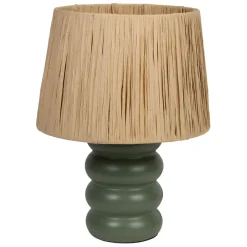 Fabrique de Styles Lampe en terre cuite émeraude h36cm - Nira* Lampes À Poser