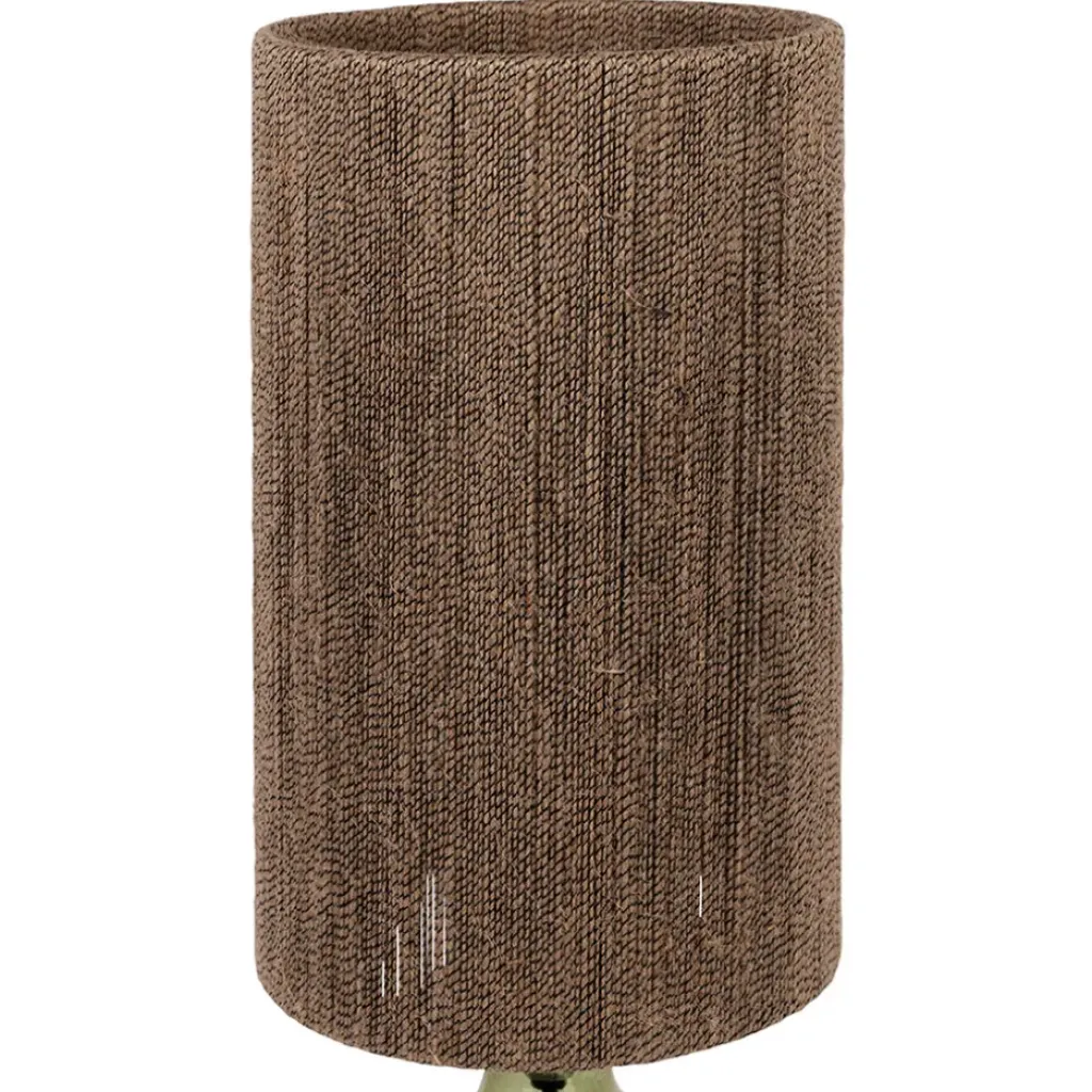 Fabrique de Styles Lampe en verre et jute h46cm - Heliac* Lampes À Poser