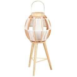 Fabrique de Styles Lampe lanterne sur pied naturelle H82cm - Cordey* Lampes À Poser