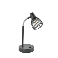Fabrique de Styles Lampe métal abat-jour filaire noir* Lampes À Poser