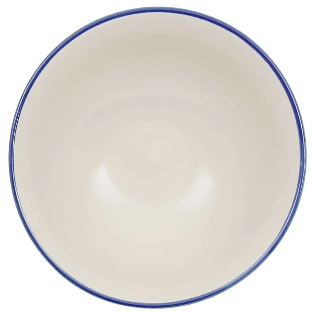 Fabrique de Styles Lot de 4 bols en grès 30cm - Azulejo* Bols Et Coupelles