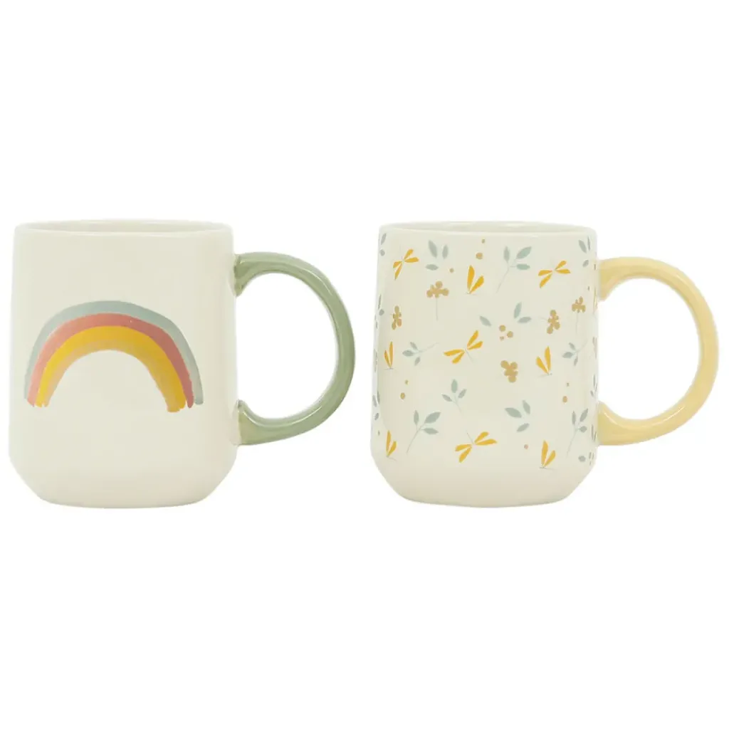 Fabrique de Styles Lot de 2 mugs en grès - sweat dream* Tasses Et Mugs