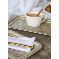 Fabrique de Styles Lot de 2 plateaux en fer - Arabise* Plateaux