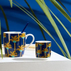 Fabrique de Styles Lot de 4 tasses en porcelaine 35cl - Mocoa* Tasses Et Mugs