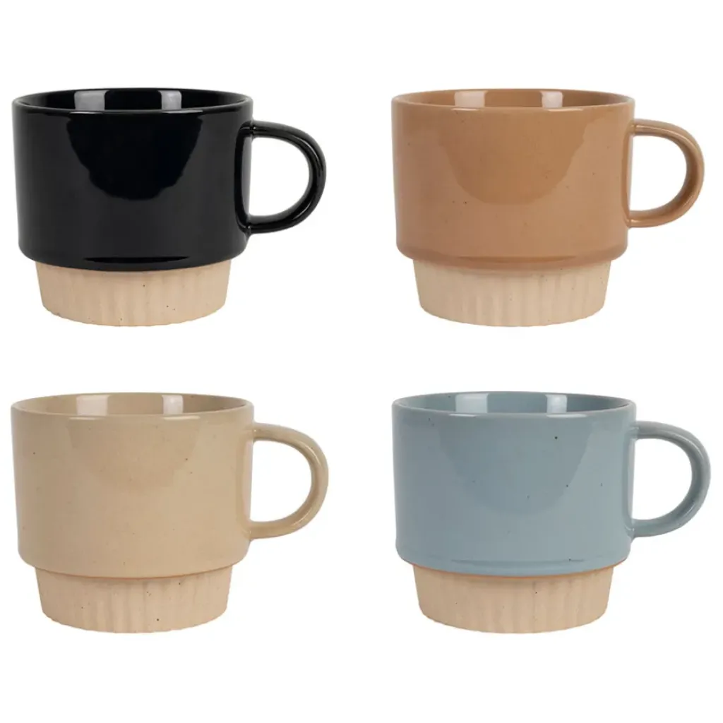 Fabrique de Styles Lot de 4 tasses 37cl - Ekume* Tasses Et Mugs