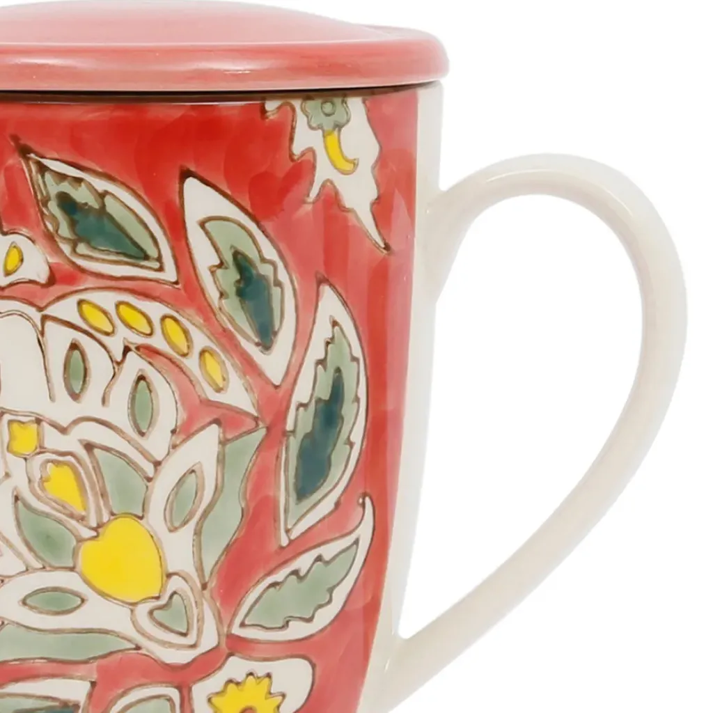 Fabrique de Styles Lot de 2 tisanières et filtre en grès et inox 30cl - Orchila* Tasses Et Mugs