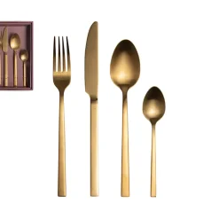 Fabrique de Styles Menagére 16 pieces dore* Ménagères