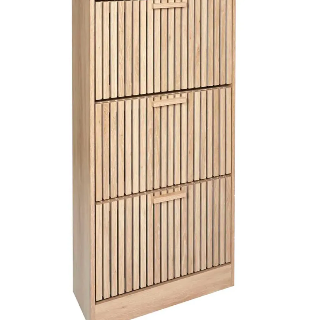 Fabrique de Styles Meuble à chaussures 3 portes H113cm - Kara* Bibliothèques Et Étagères