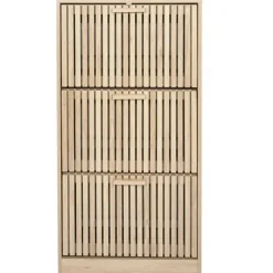 Fabrique de Styles Meuble à chaussures 3 portes H113cm - Kara* Bibliothèques Et Étagères