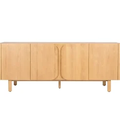 Fabrique de Styles Meuble bas 4 portes en chêne 200xh80cm - Sirocco* Buffets Et Vitrines