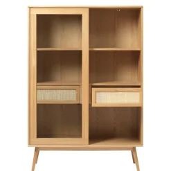 Fabrique de Styles Meuble haut en placage chêne h160cm - barrali* Buffets Et Vitrines