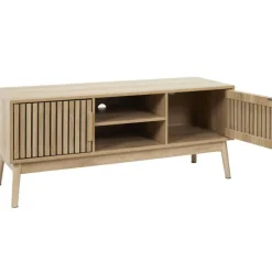 Fabrique de Styles Meuble tv en bois naturel 117x48cm - kara* Meubles Tv