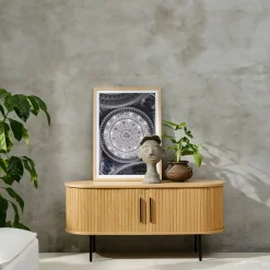 Fabrique de Styles Meuble TV en placage chêne l120cm - nola* Meubles Tv