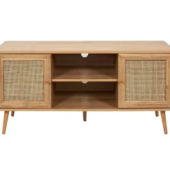 Fabrique de Styles Meuble TV en bois et cannage L115cm - Baia* Meubles Tv