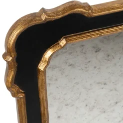 Fabrique de Styles Miroir antique en bois et doré 80x105cm* Miroirs