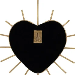 Fabrique de Styles Miroir cœur en laiton 20x20cm - Jolinio* Miroirs