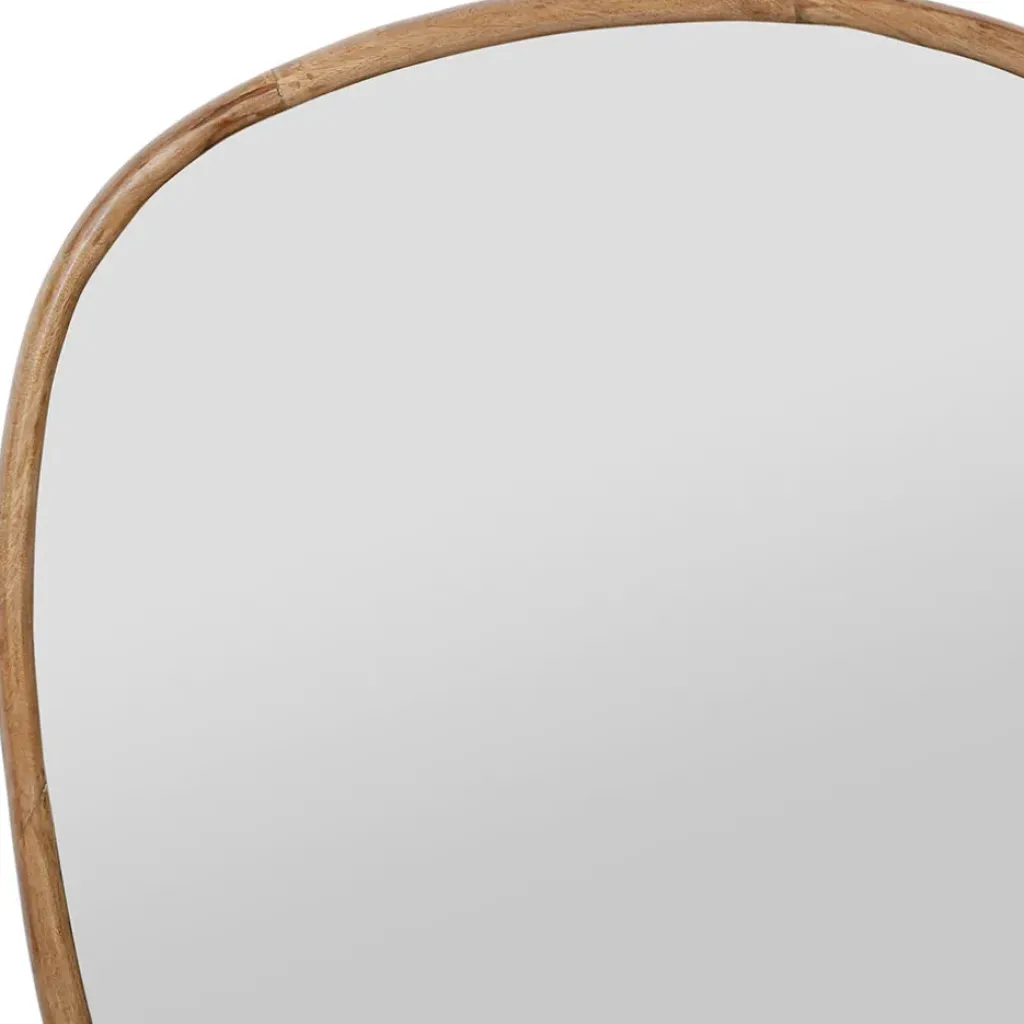 Fabrique de Styles Miroir irrégulier en bois de manguier 93x97cm -hervea* Miroirs
