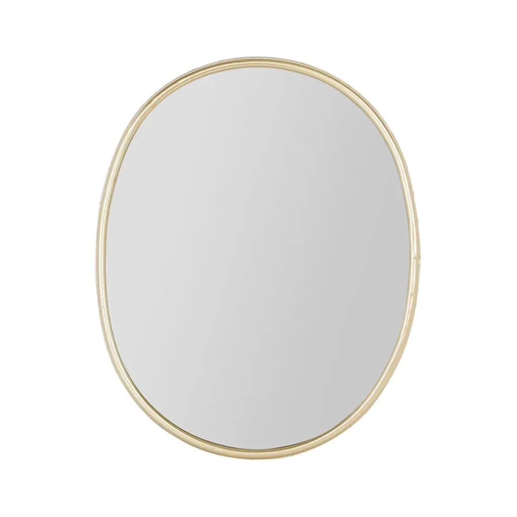 Fabrique de Styles Miroir ovale en fer 40x35cm - Ilena* Miroirs