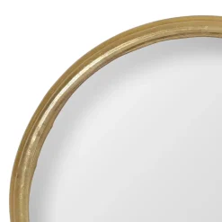 Fabrique de Styles Miroir rond convexe en laiton d14.5cm - Edman* Miroirs