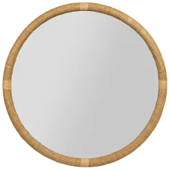 Fabrique de Styles Miroir rond en rotin d80cm - Tamba* Miroirs