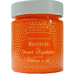 Fabrique de Styles Moutarde au piment d'espelette & ail* Condiments Et Épices