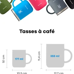 Fabrique de Styles Mug isotherme avec poignée 355ml* Gourdes