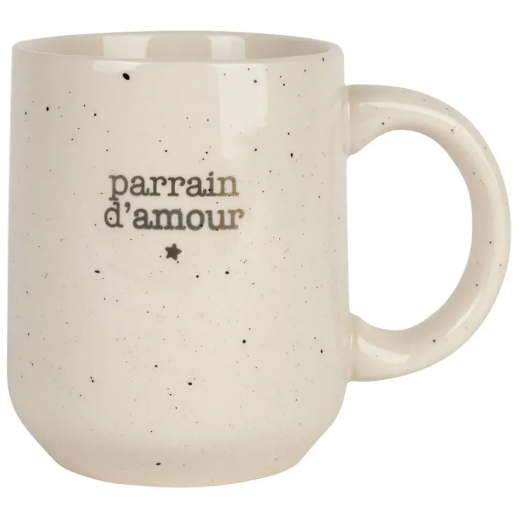 Fabrique de Styles Mug parrain en grès moucheté 35cl* Tasses Et Mugs
