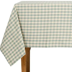 Fabrique de Styles Nappe en coton vichy 250x150cm - Campagne* Nappes