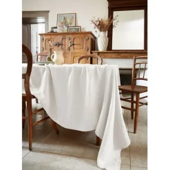Fabrique de Styles Nappe rectangle en lin lavé 170x250cm - Soline* Nappes