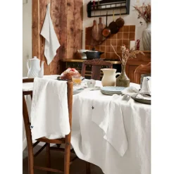 Fabrique de Styles Nappe rectangle en lin lavé 170x250cm - Soline* Nappes
