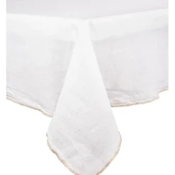 Fabrique de Styles Nappe venise 160x160cm en lin lave* Nappes